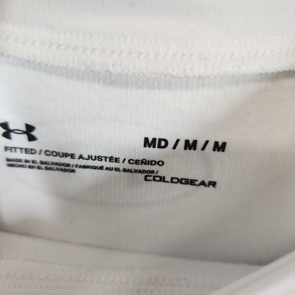 Under Armour Men's ColdGear Armour Mock Neck Long Sleeve Shirt Size Medium - Picture 4 of 6